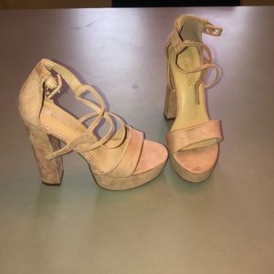 Blush 6 inch heel